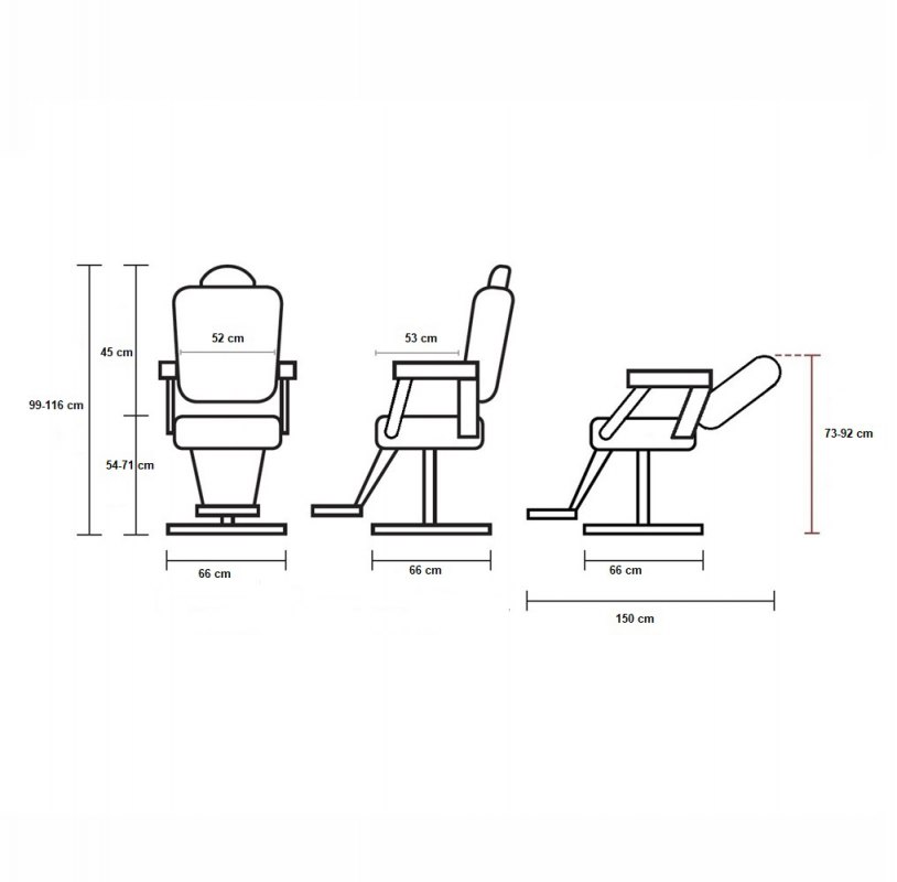 Herren Bedienungsstuhl Nero Bild 4